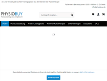 Tablet Screenshot of physiobuy.de